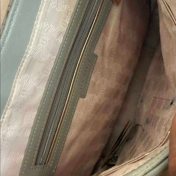 Ted Baker Cream Quilted Backpack - Picture 5 of 5